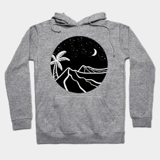 Mountain Night Sky Hoodie